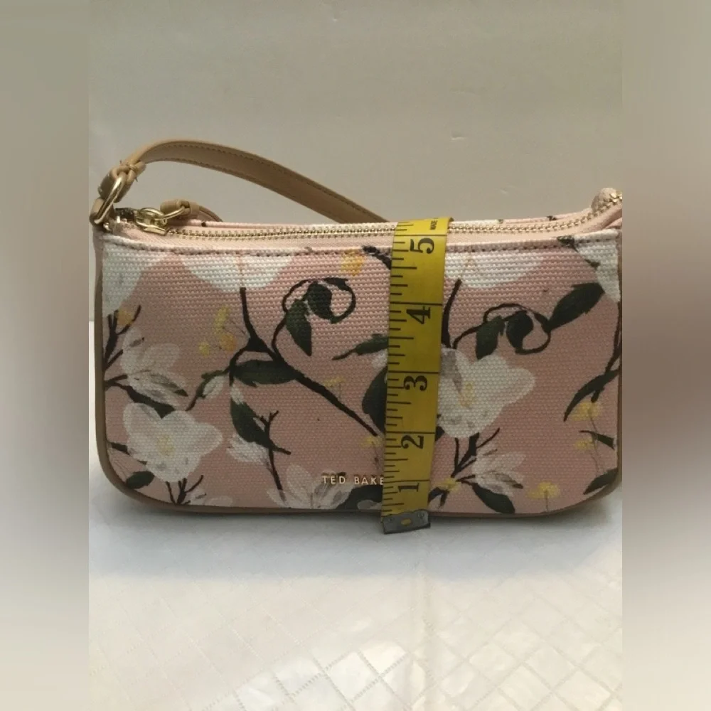 Ted Baker Pink Floral Wristlet Clutch